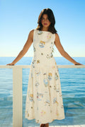 Drop Waist Midi Dress
