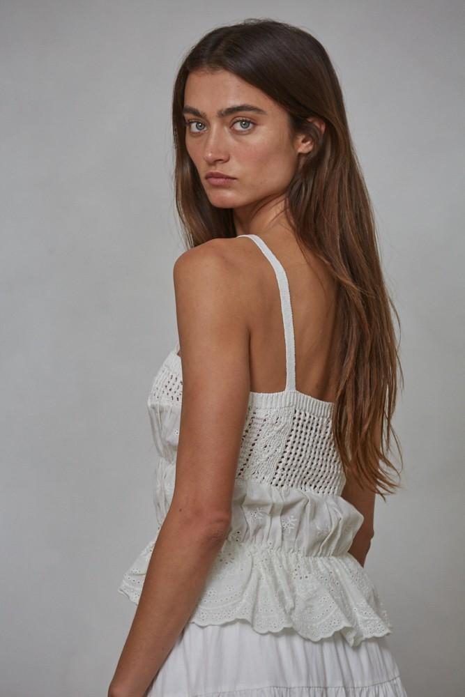 Lace Tie Top