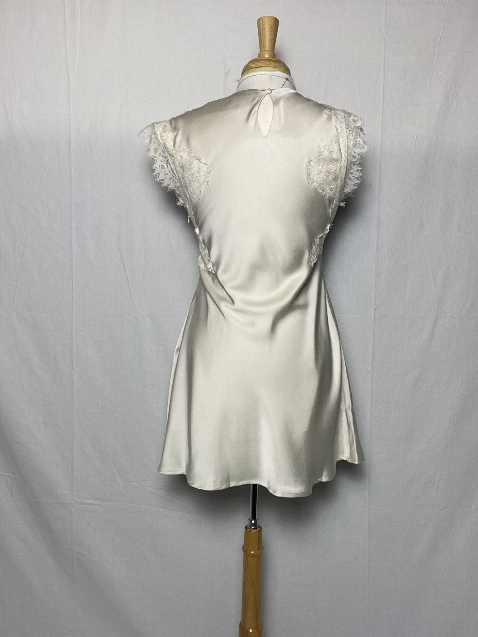 Lace Detail Mini Dress