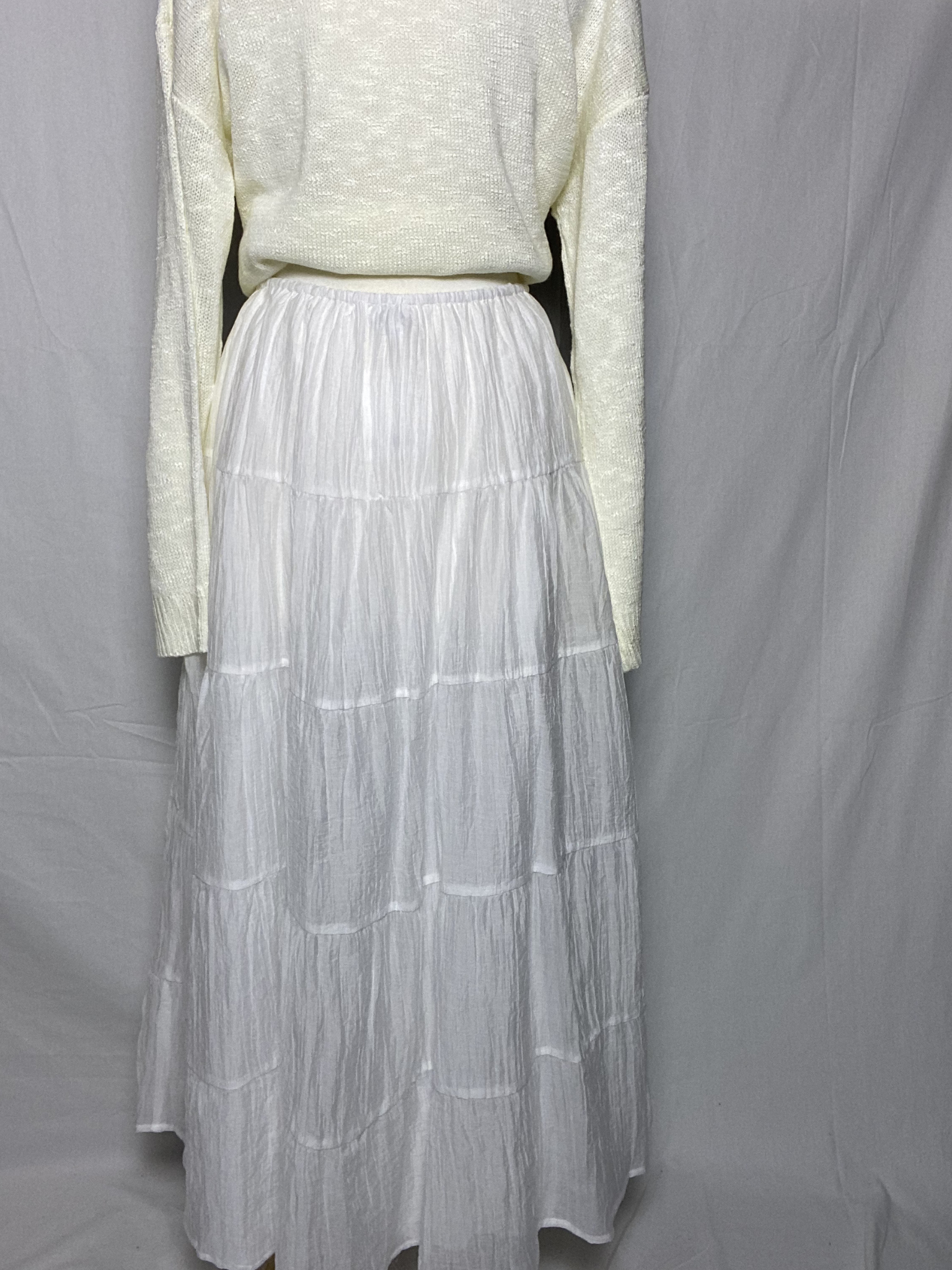 Tiered Maxi Skirt