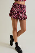 Floral Chiffon Skirt