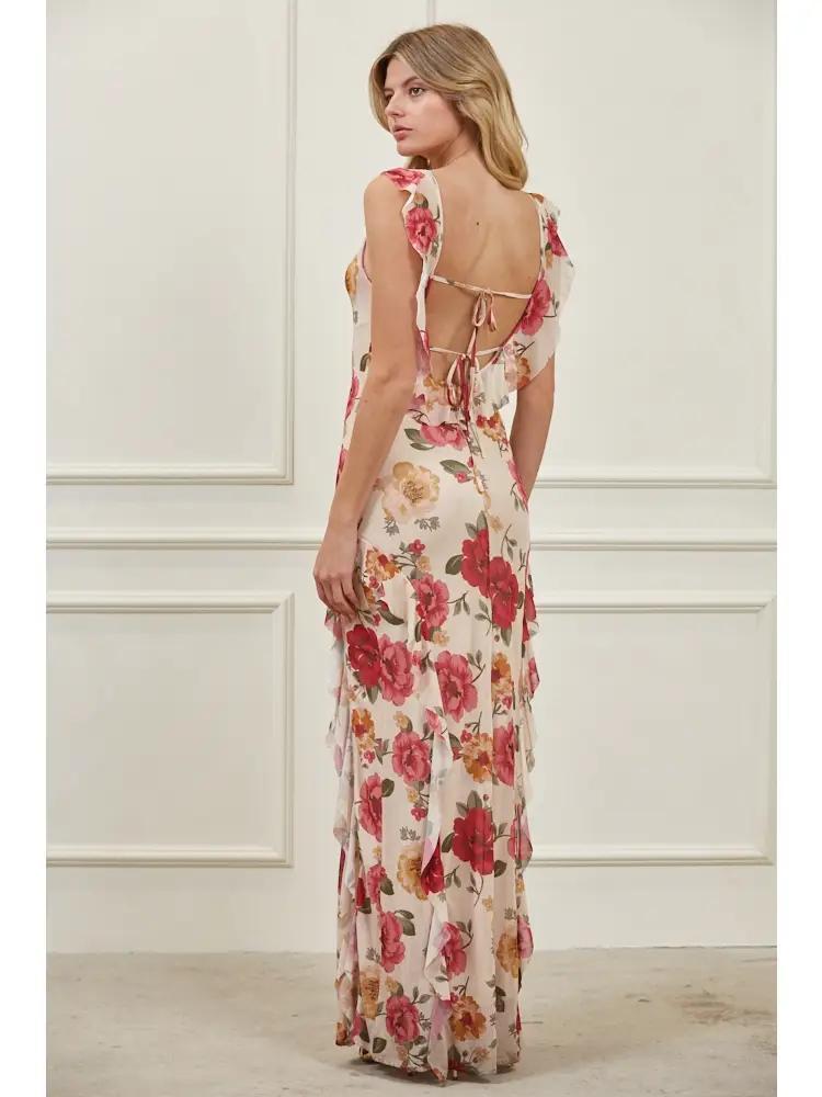Floral Mesh Dress