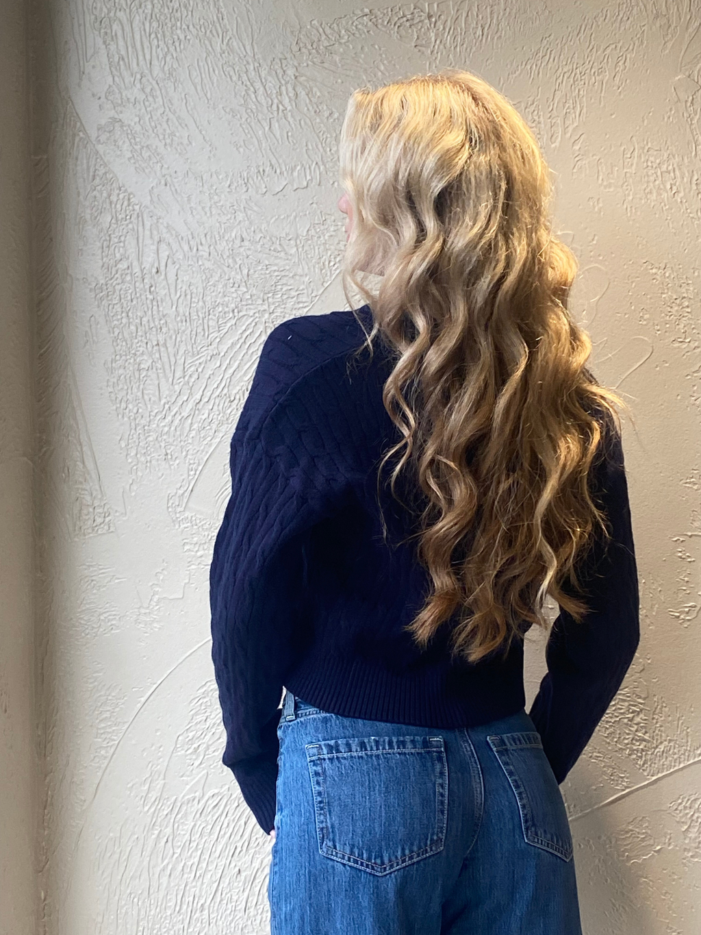 Collar Crop Sweater