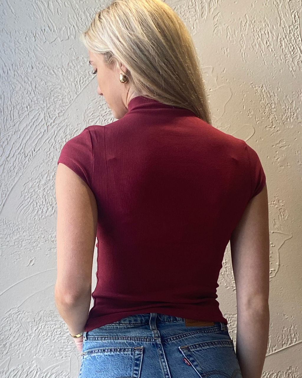 Mock Neck Top