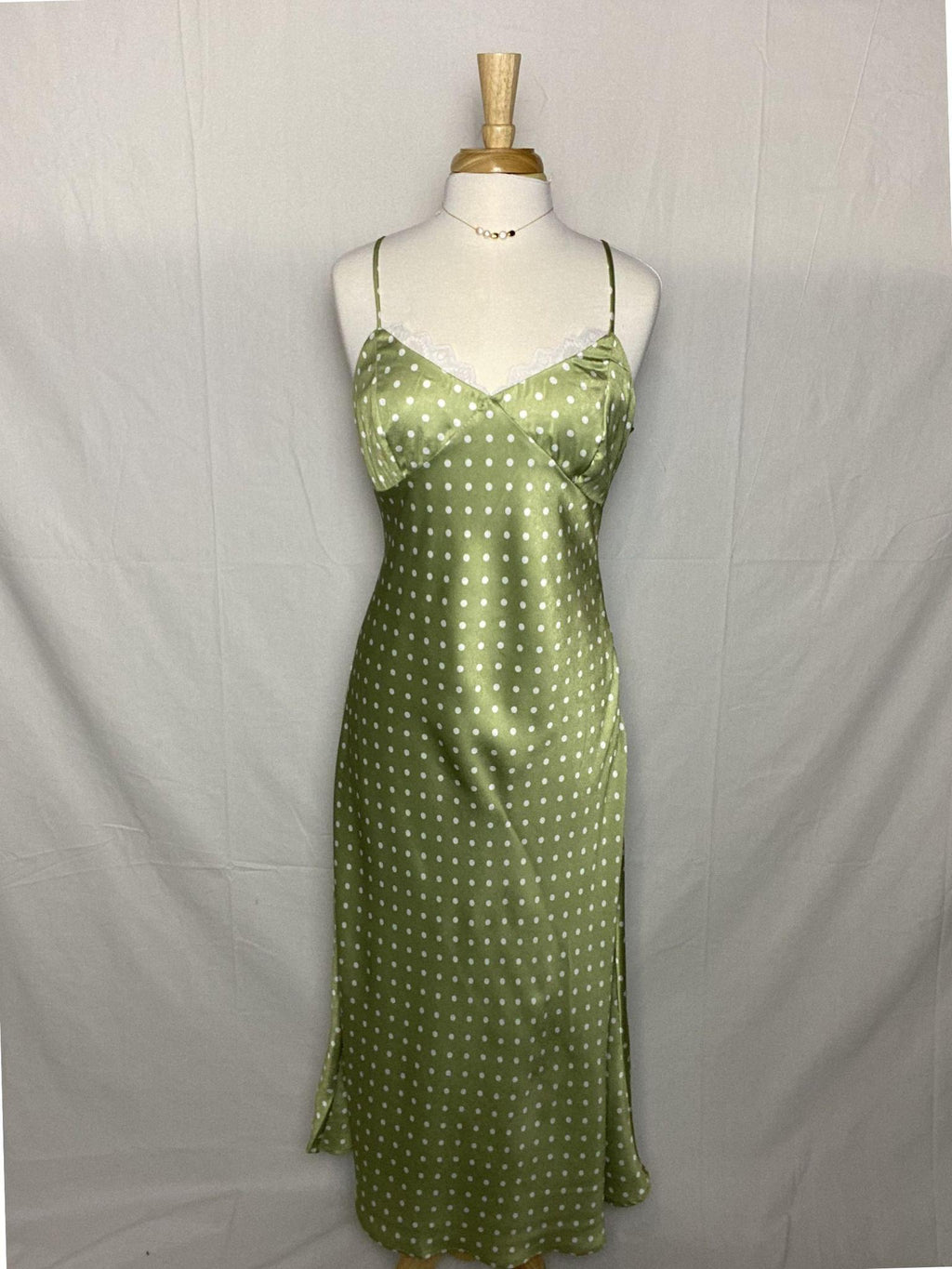 Polka Dot Slip Dress