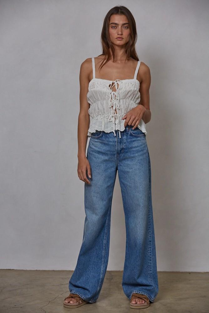 Lace Tie Top