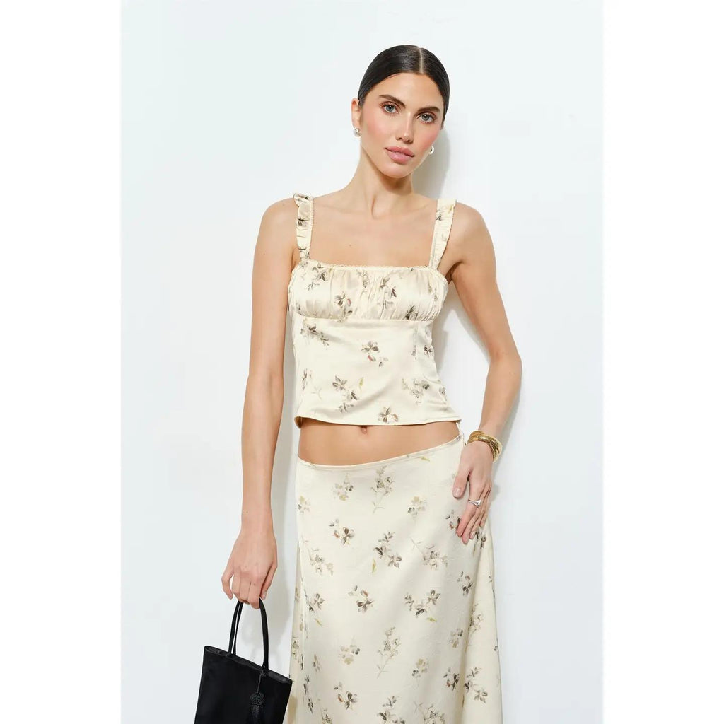 Buttercream Floral Top