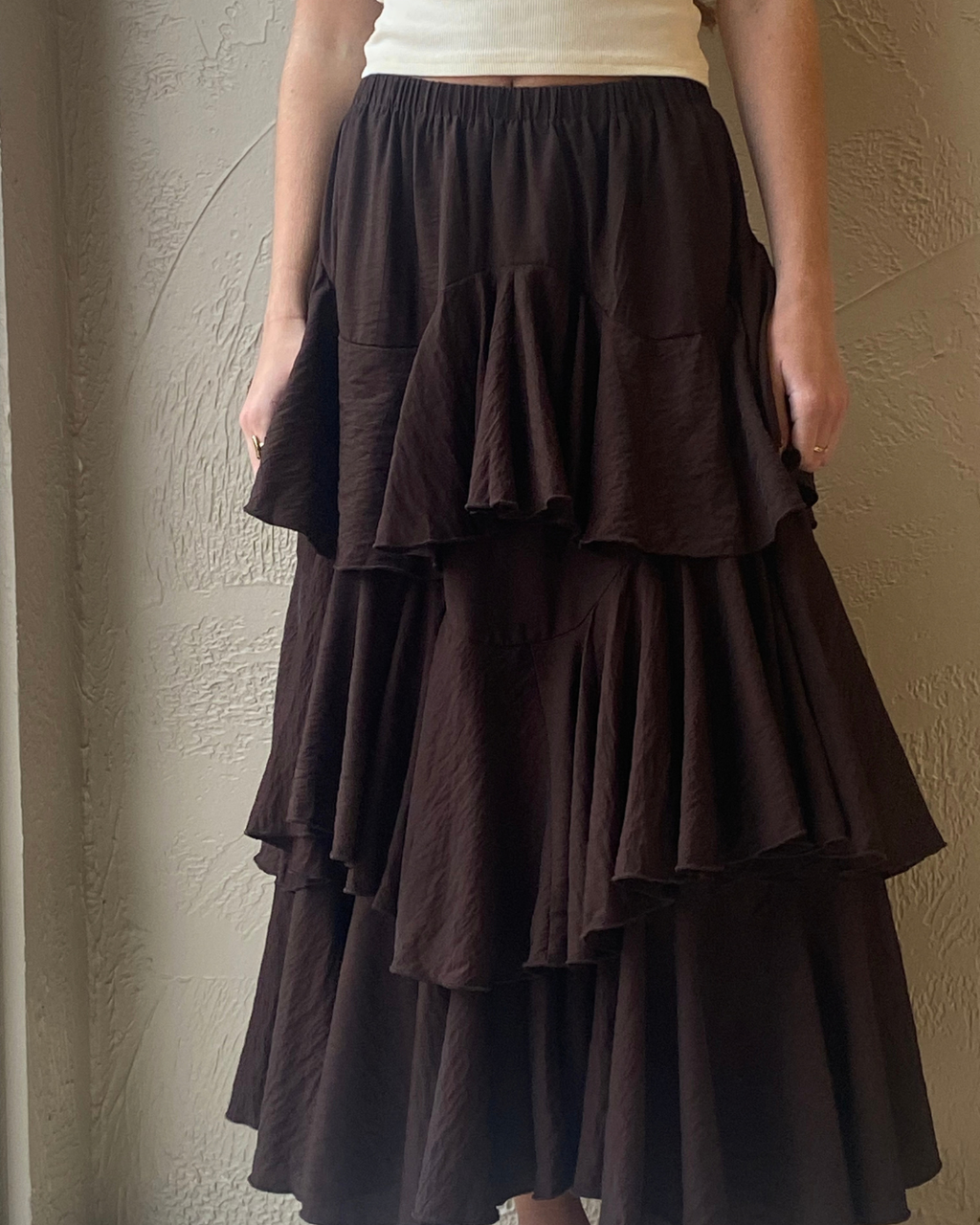 Tiered Maxi Skirt