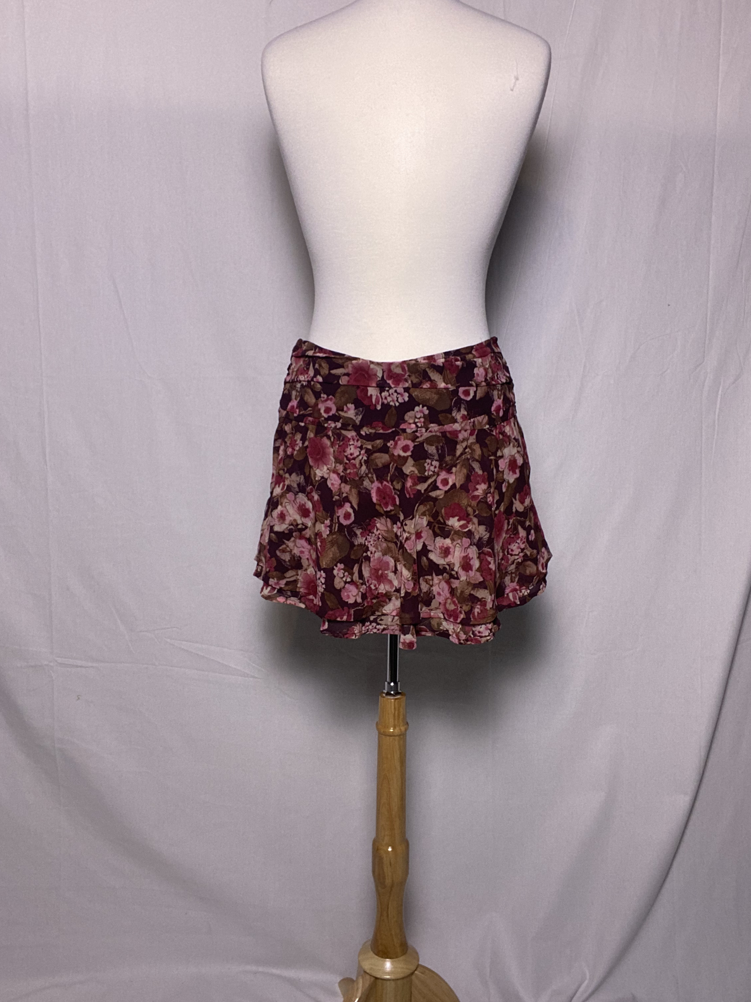 Floral Chiffon Skirt