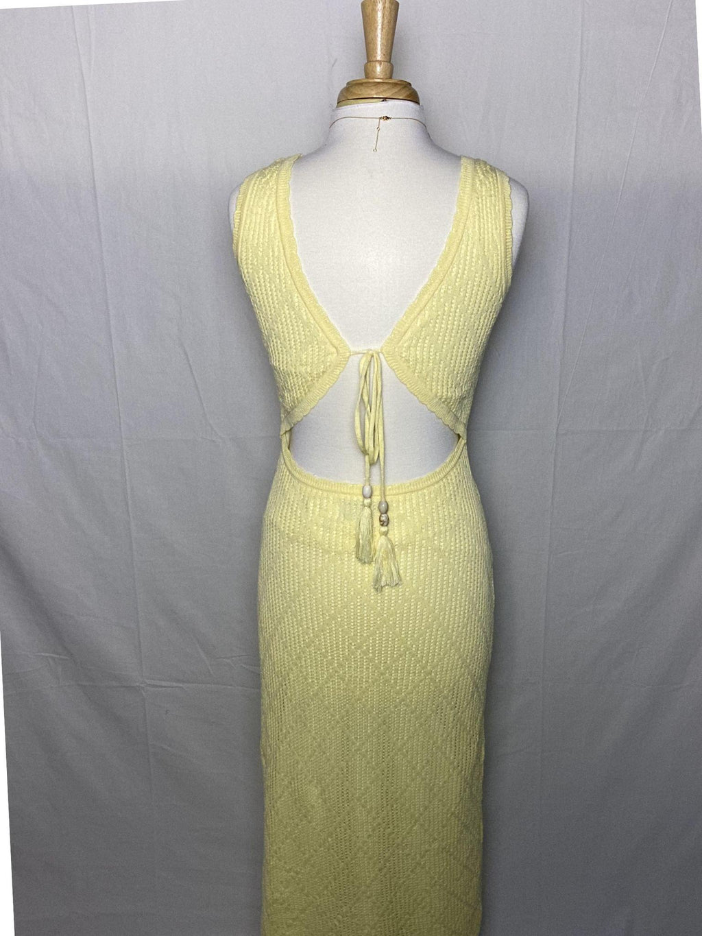 Knit Maxi w/ Open Back