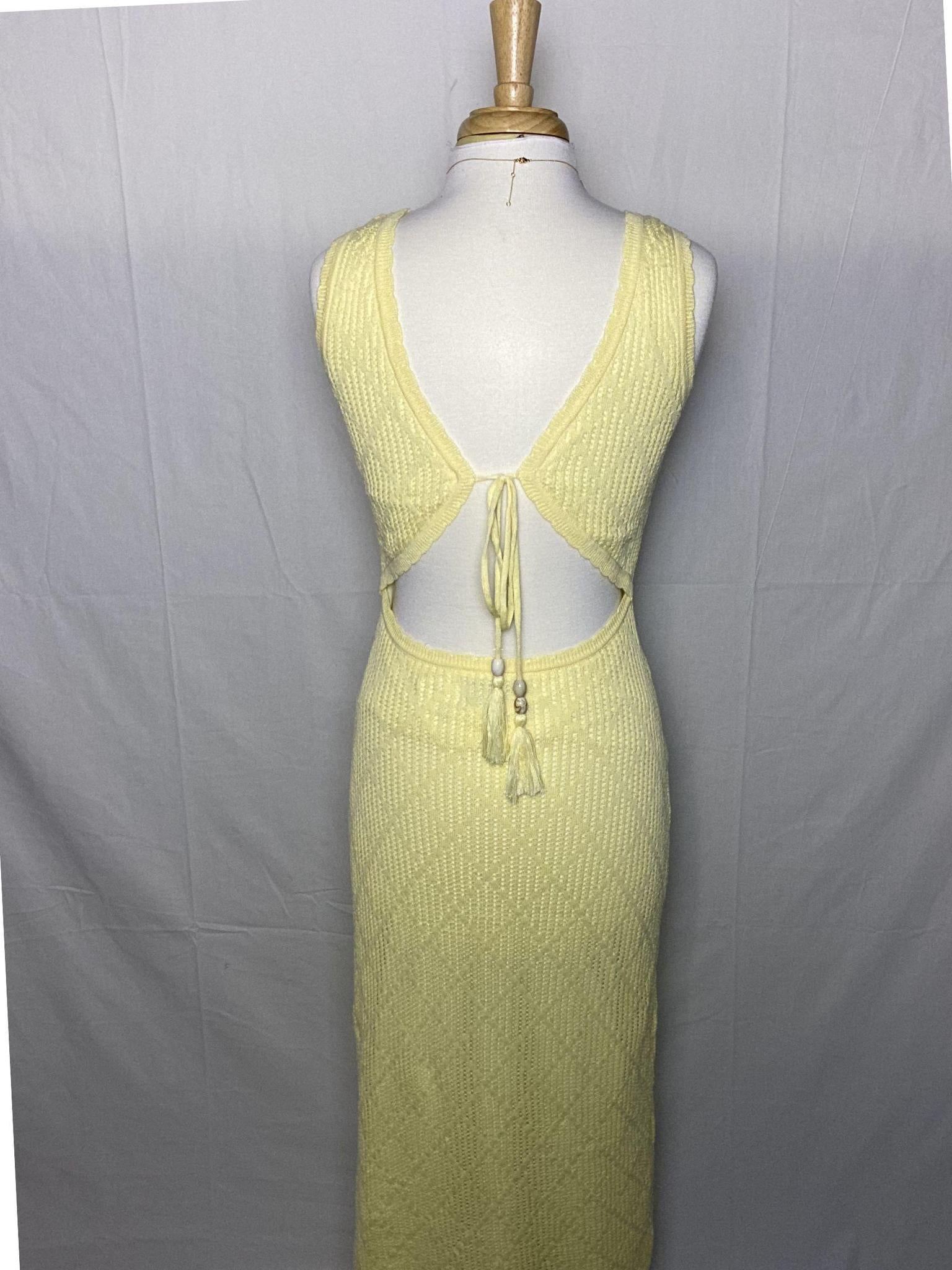 Knit Maxi w/ Open Back