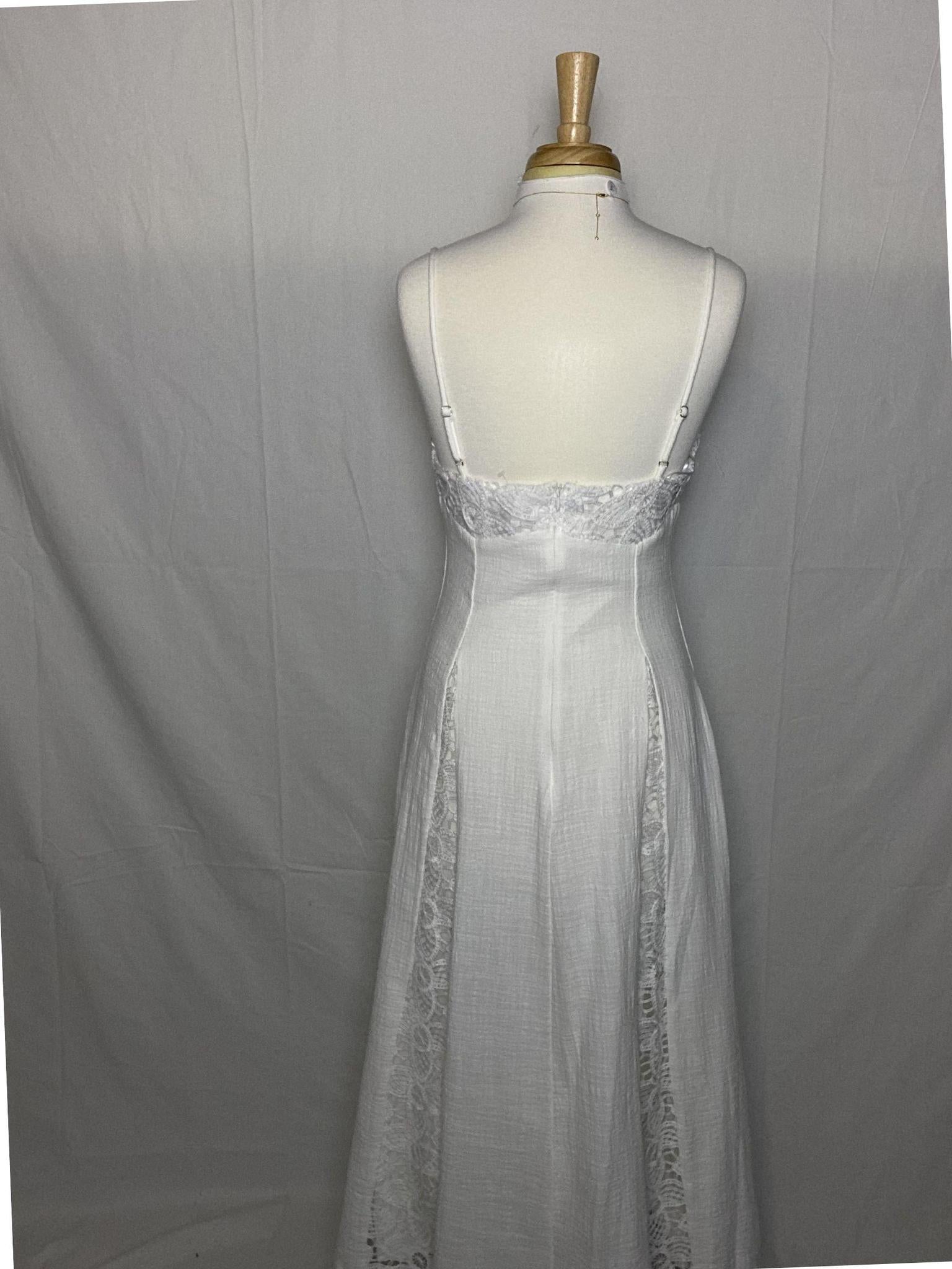 Gauze and Lace Dress