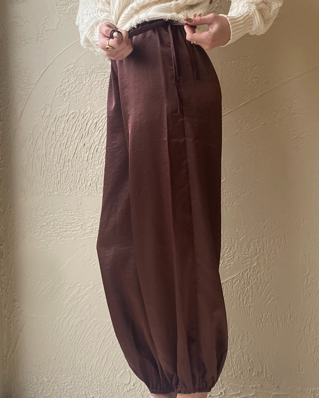 Satin Balloon Pants