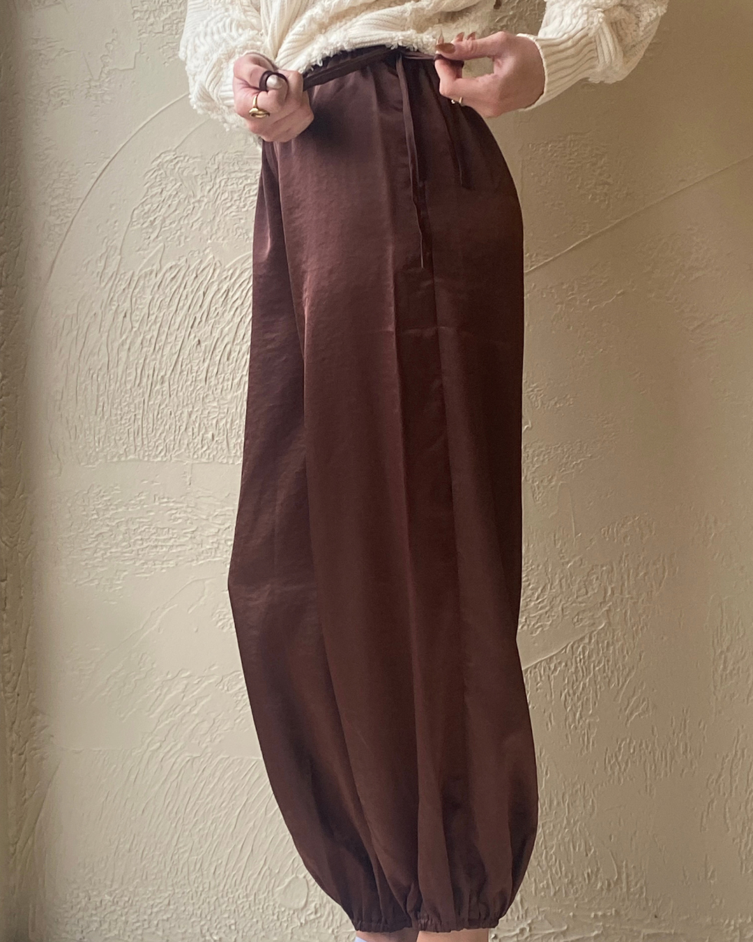 Satin Balloon Pants