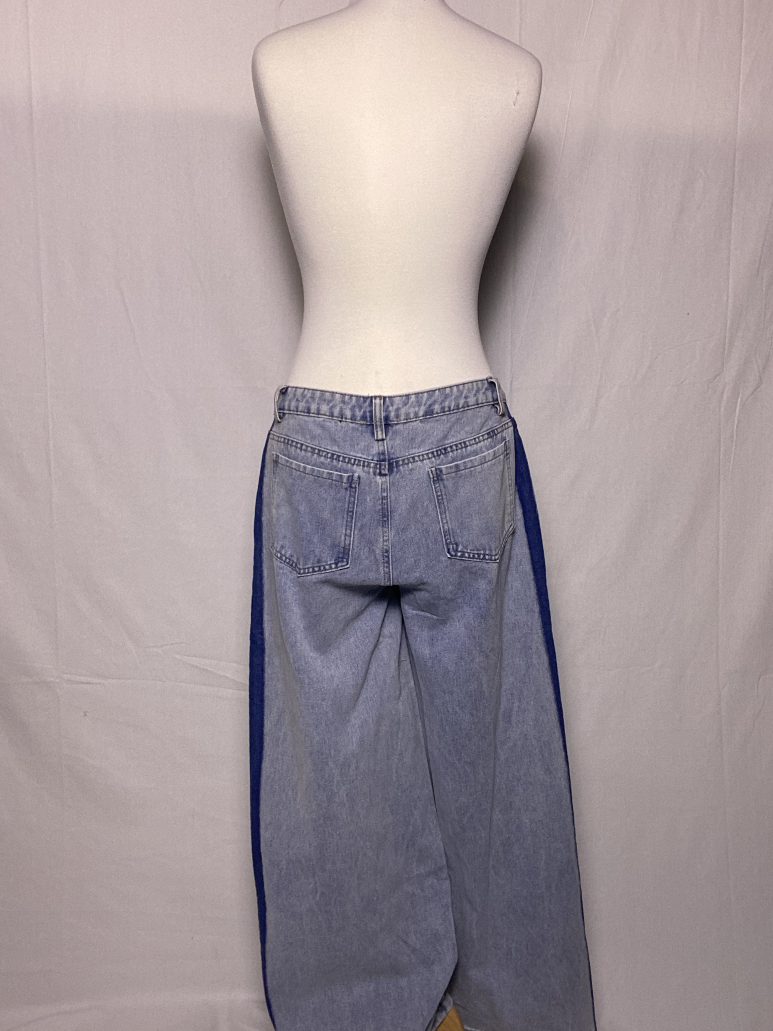 Side Stripe Low Rise Jeans