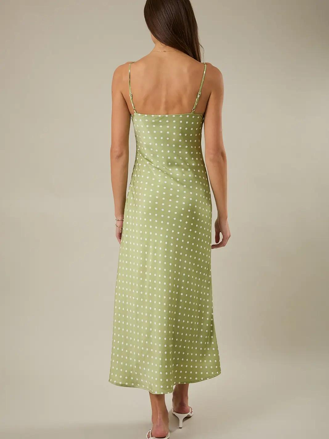 Polka Dot Slip Dress