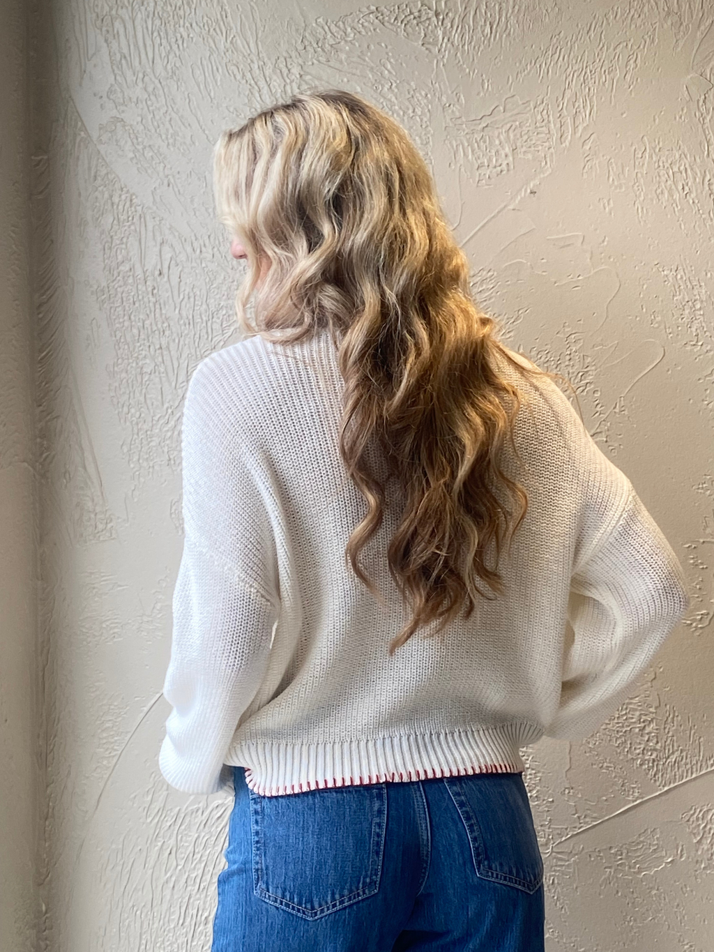 Knit Flag Pullover