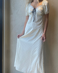 Polka Dot Satin Dress