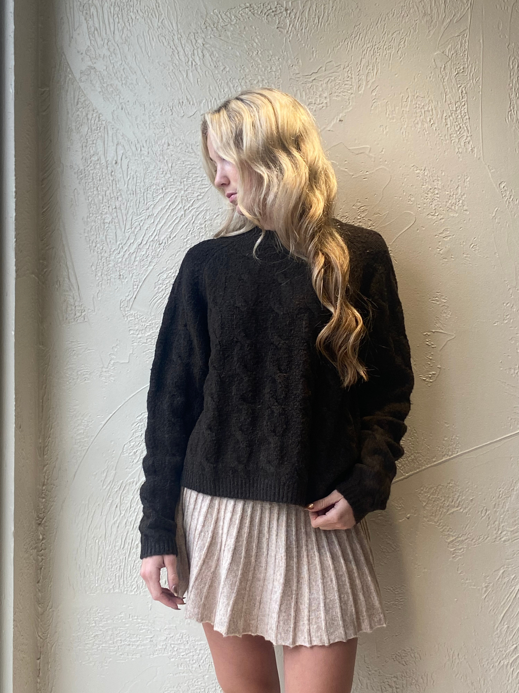 Flare Knit Skirt