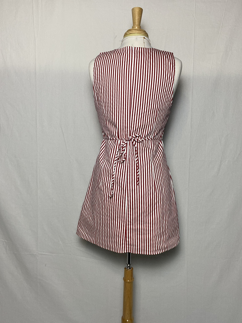 High Neck Striped Mini