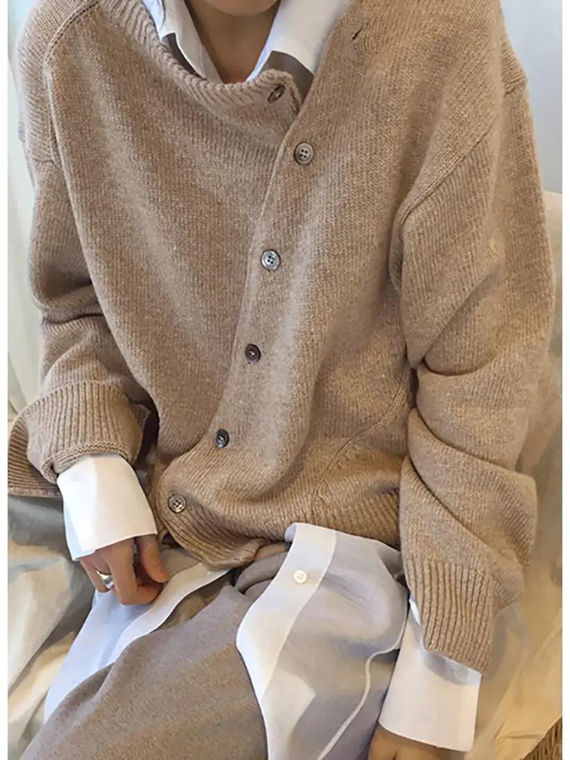 Off-Center Cardigan