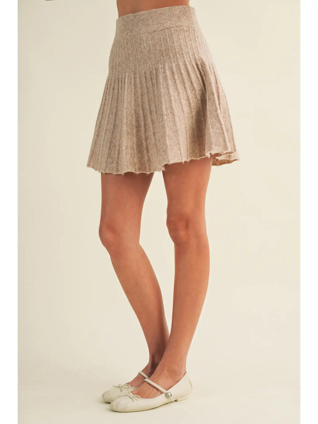 Flare Knit Skirt