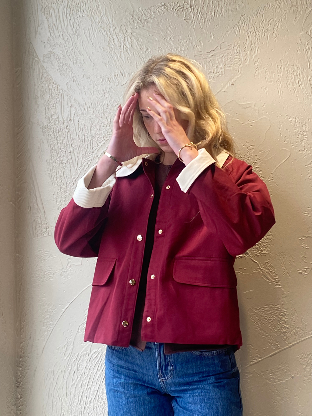 Corduroy Collar Jacket