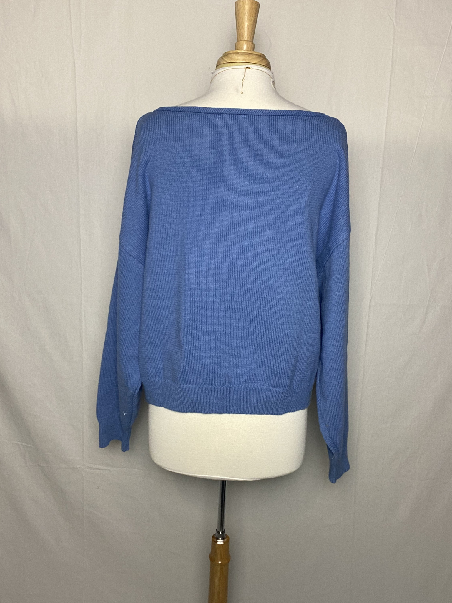 Sail Boat Neck Sweater