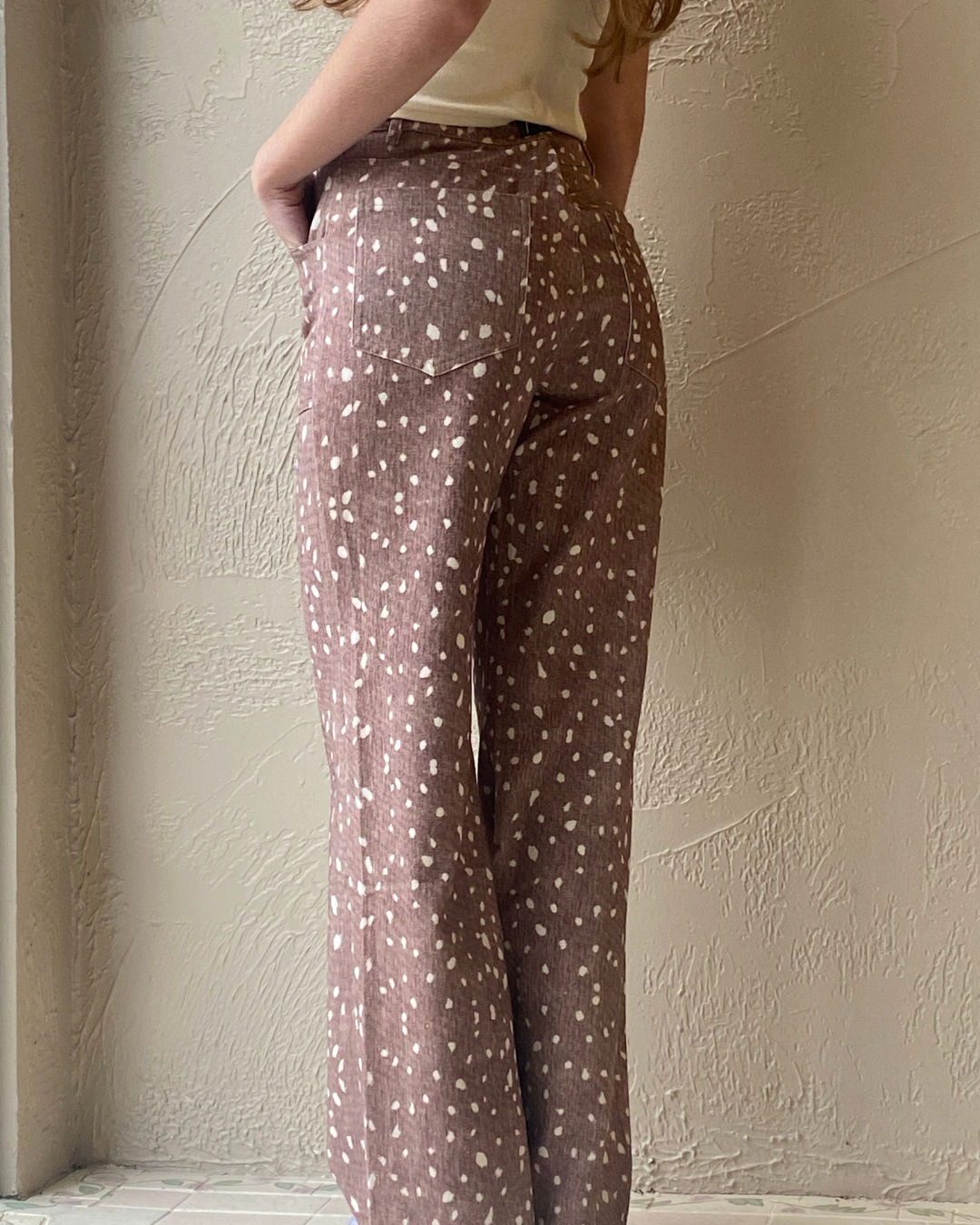 Straight Leg Deer Pants