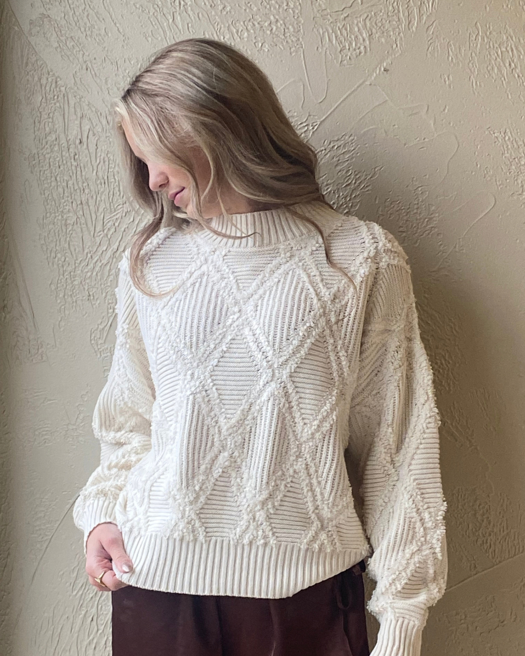 Textured Pullover