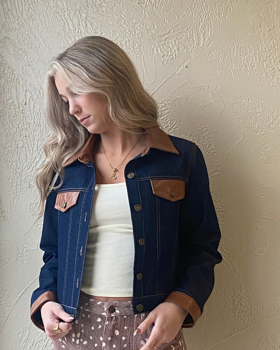 Denim & Leather Jacket