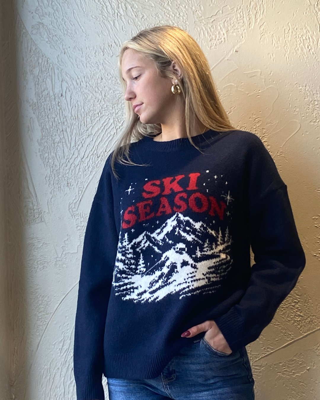 Ski Season Oversized Sweater (PRE-ORDER)