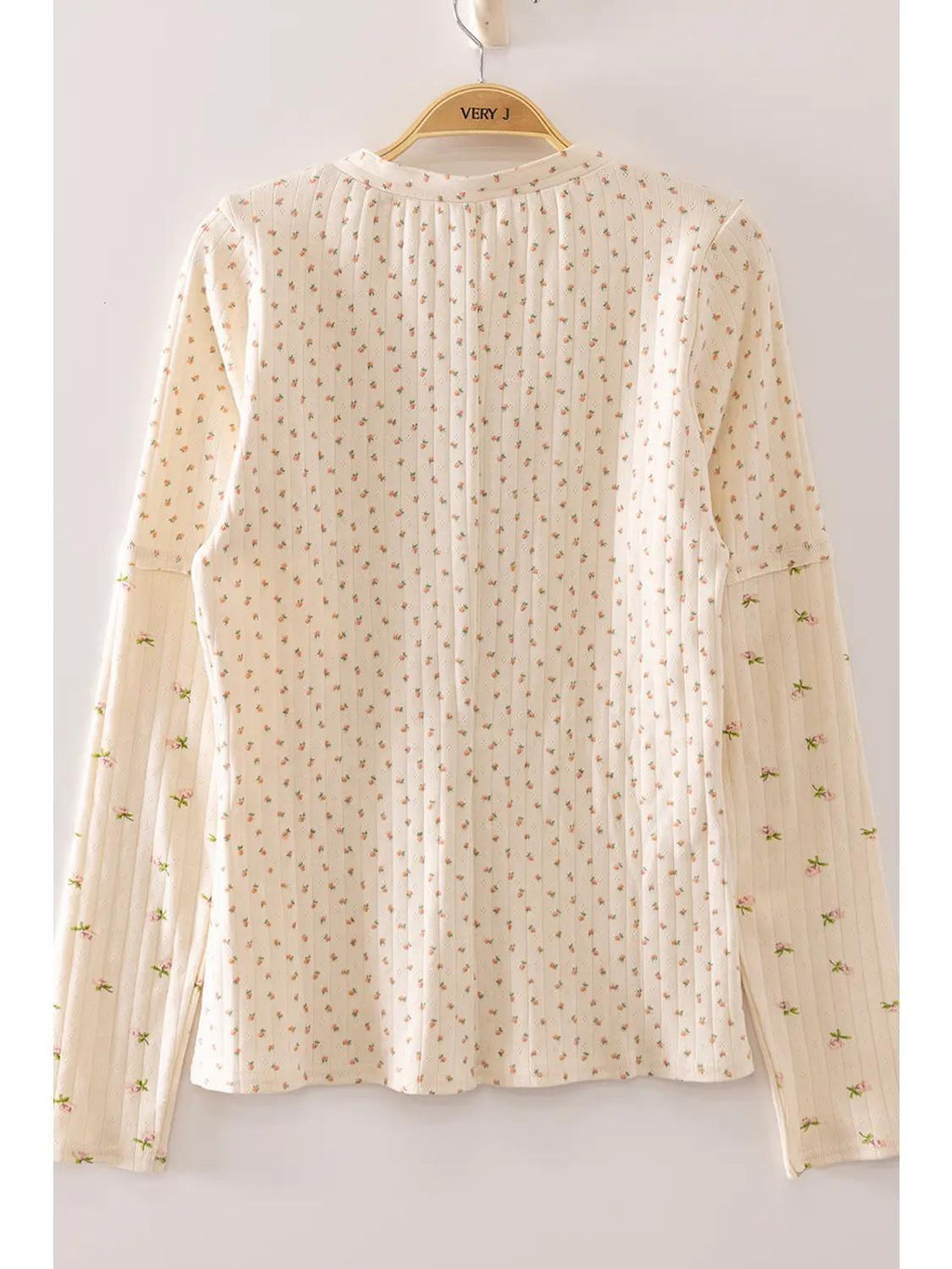 Floral Henley