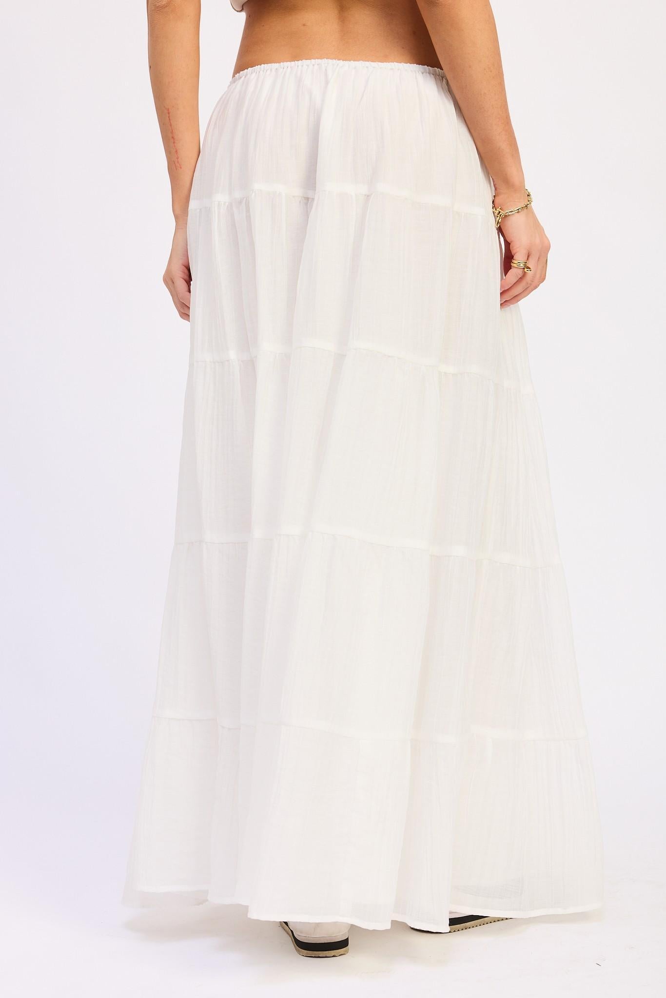 Tiered Maxi Skirt