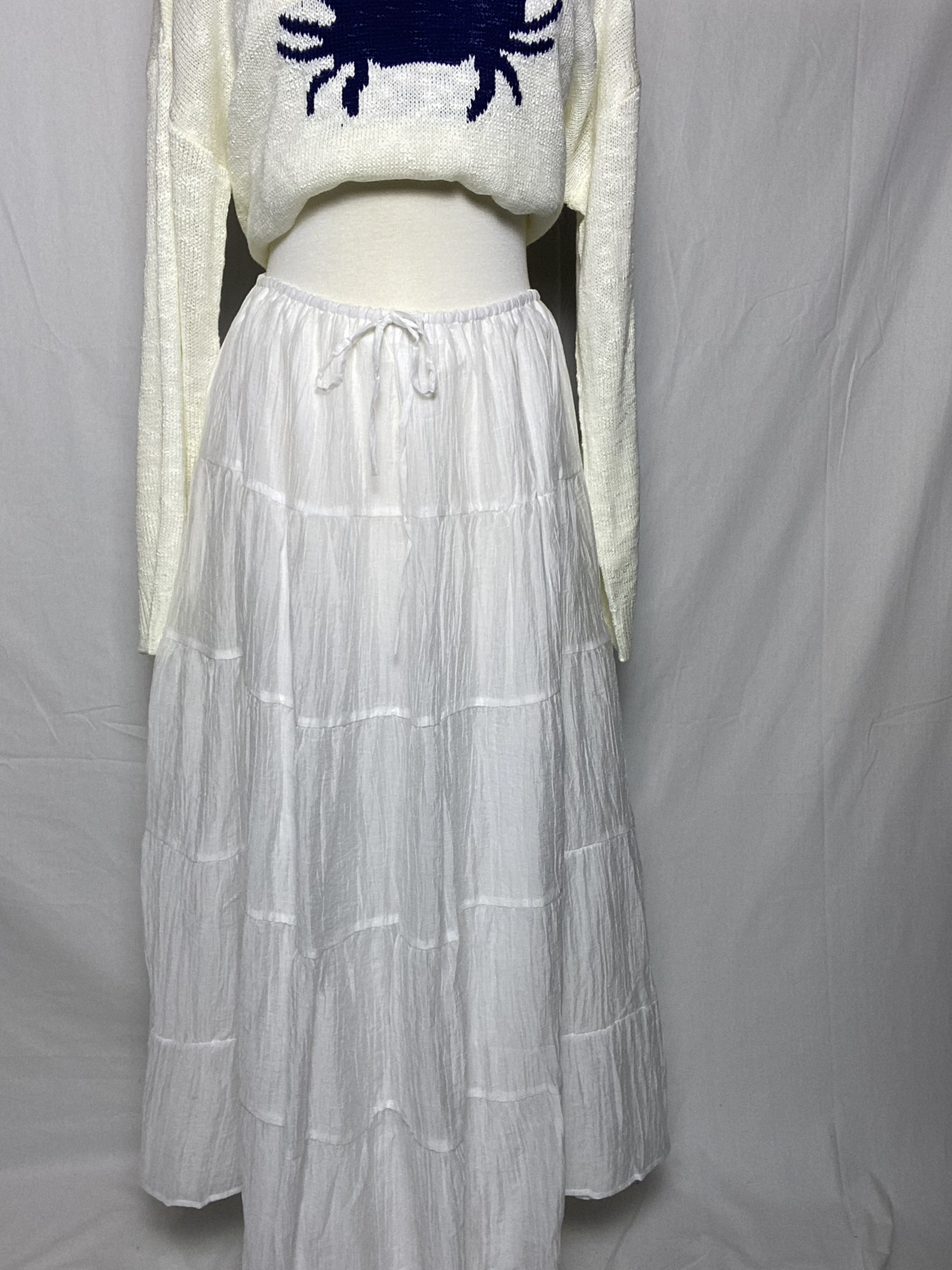 Tiered Maxi Skirt