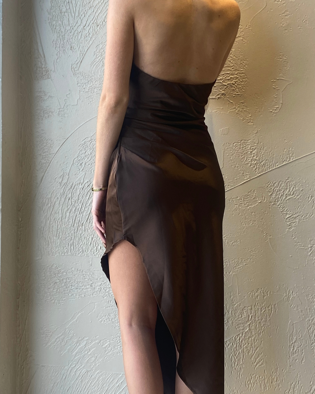 Satin Halter Dress