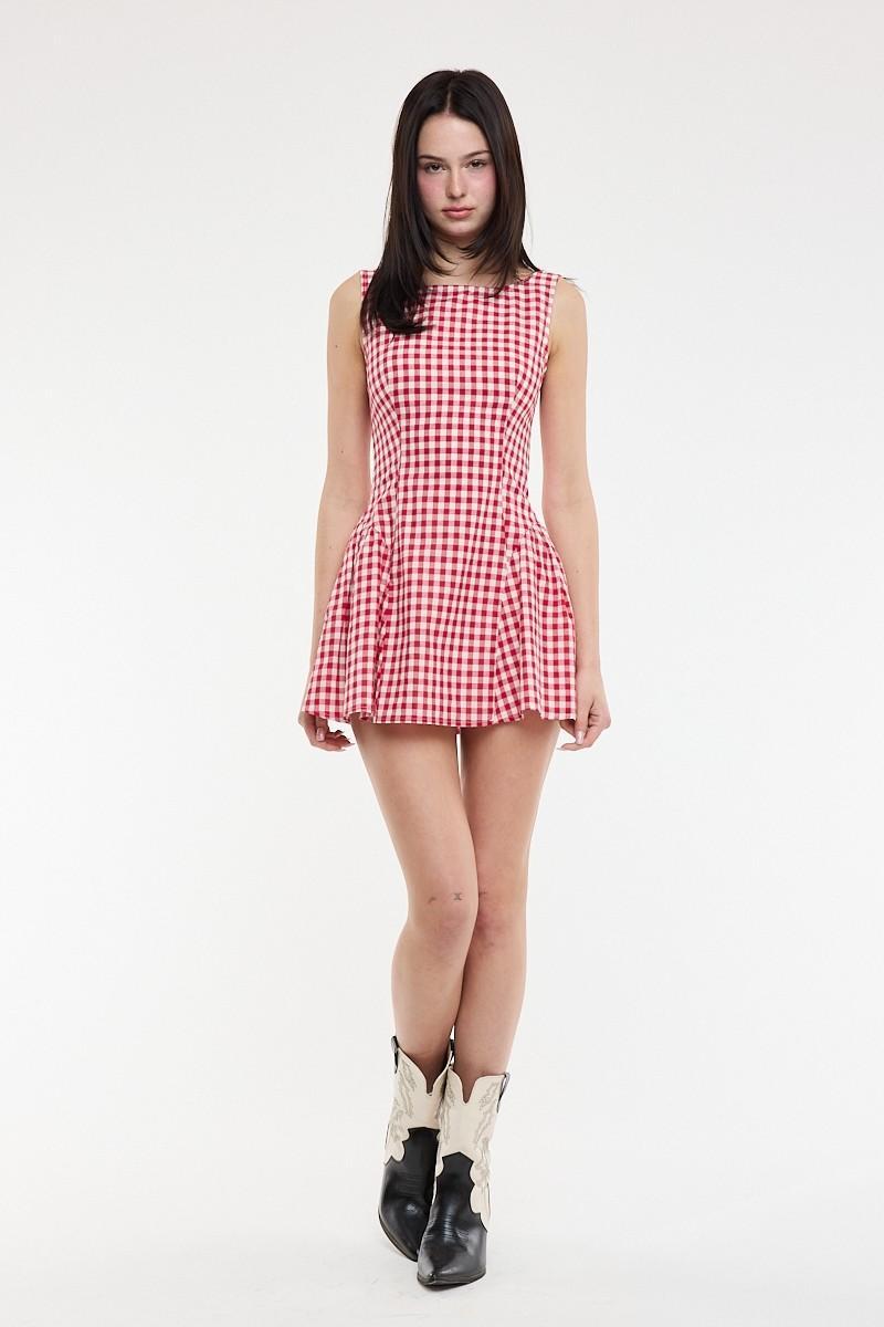 Red Gingham Dress