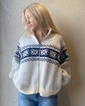 Collared Sweater Jacket