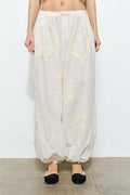 Cotton Embroidered Set - Joggers