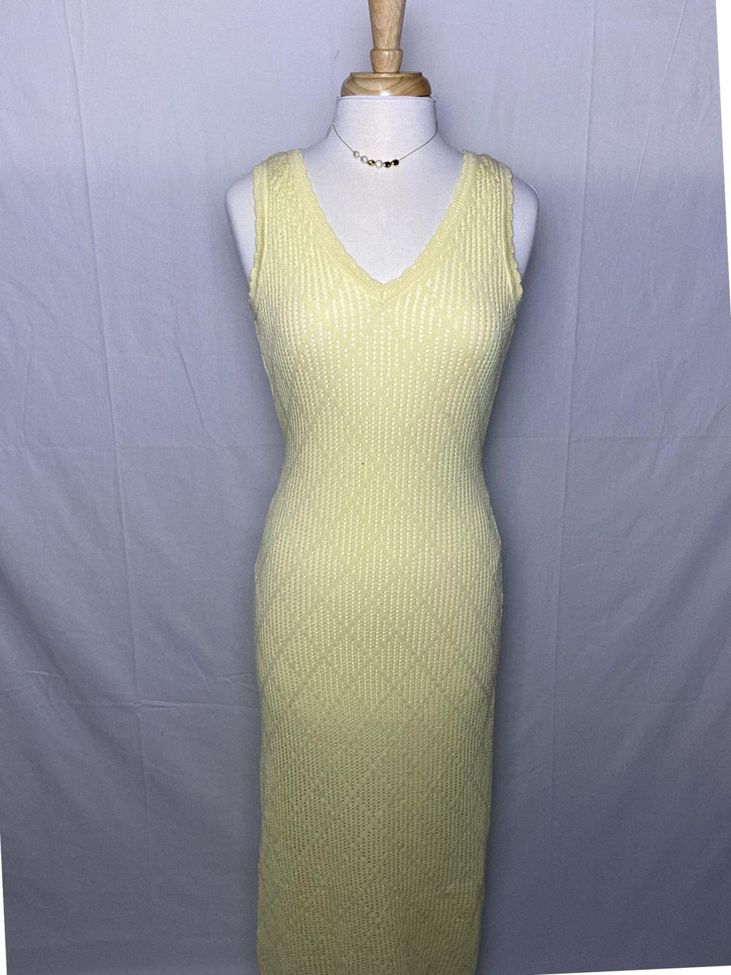 Knit Maxi w/ Open Back