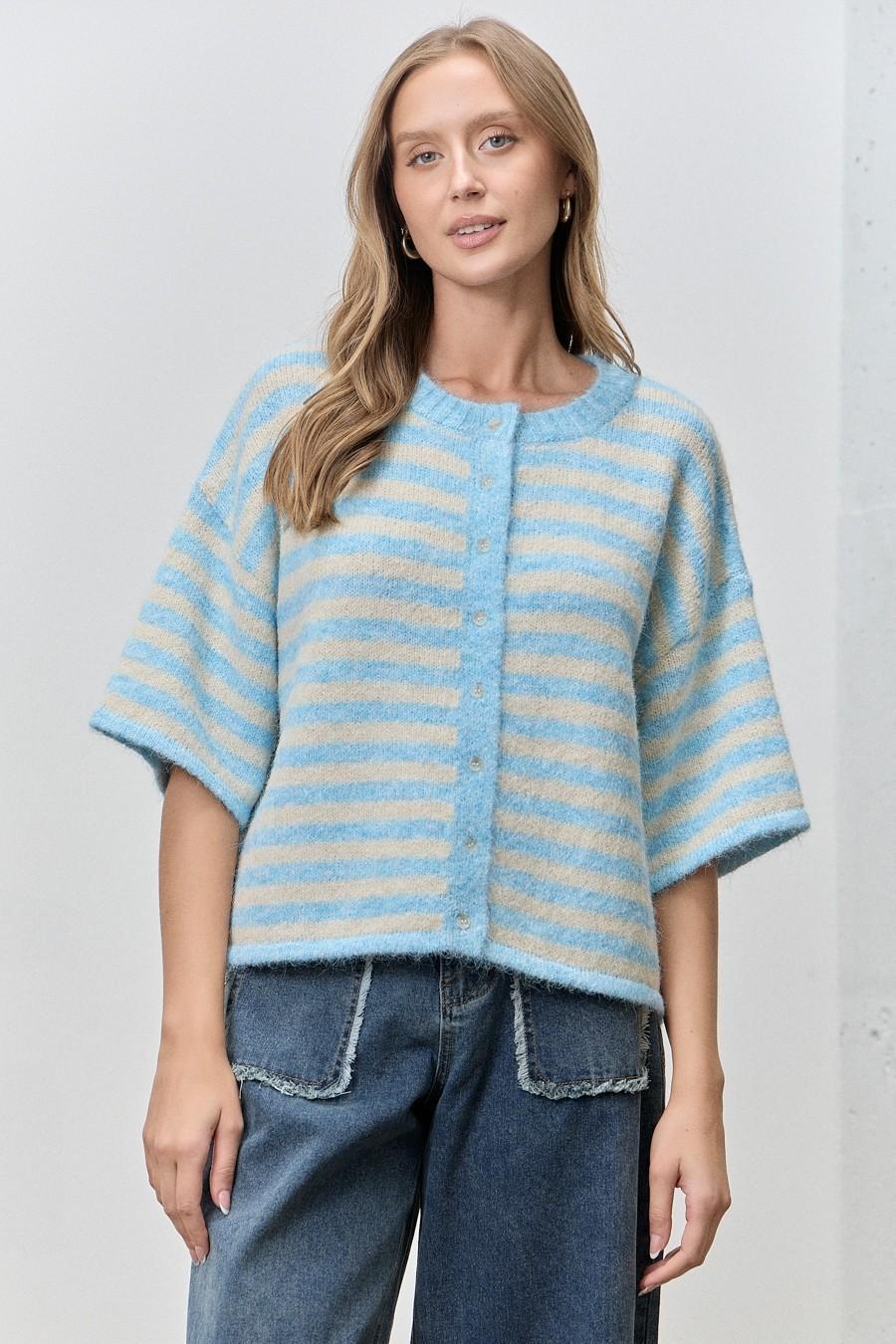Striped Cardigan