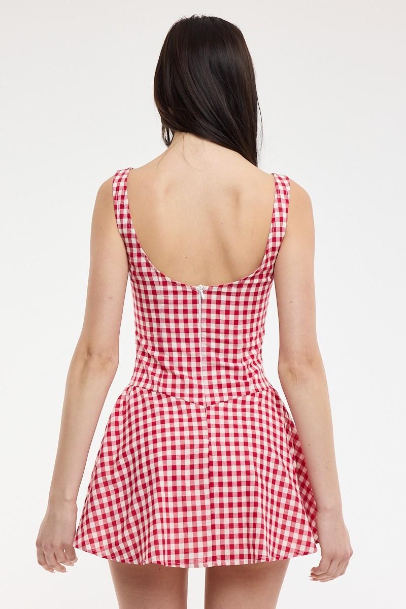 Red Gingham Dress