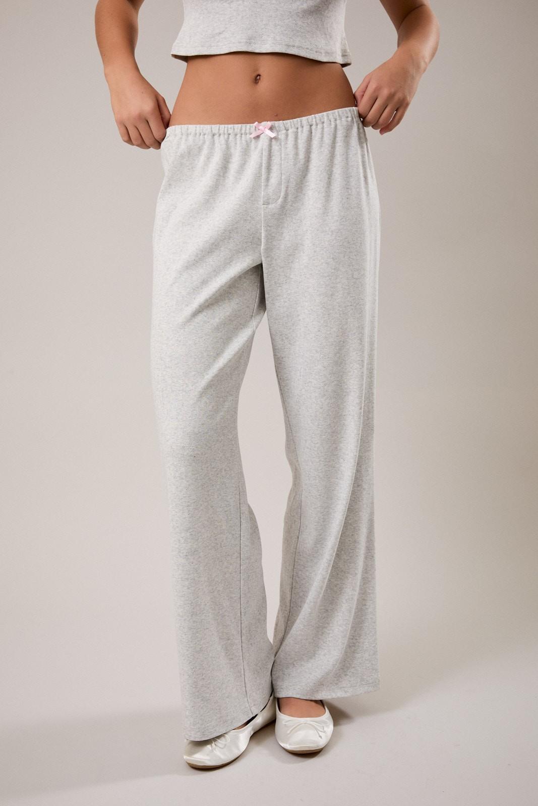 Low Waist Pointelle Pants