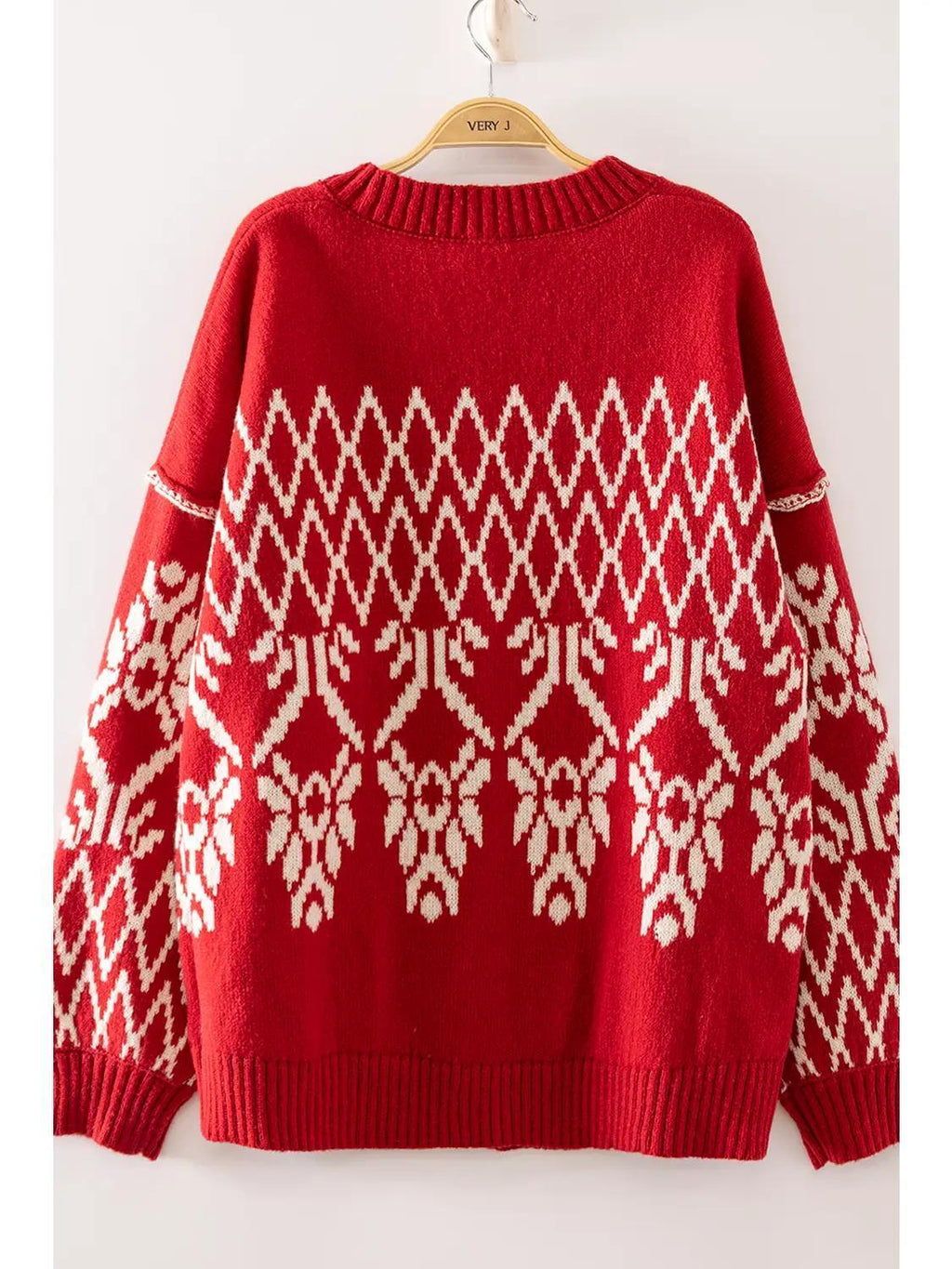 Jacquard Cardigan