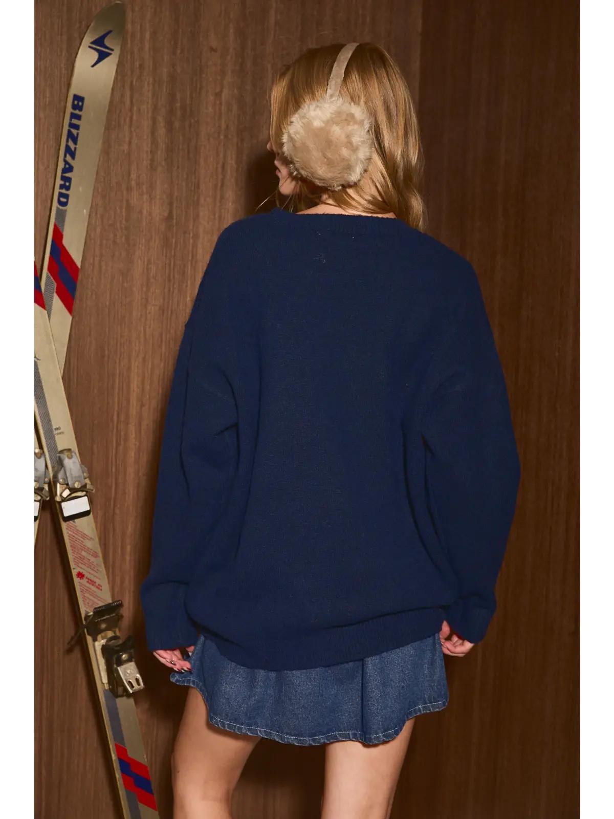 Ski Season Oversized Sweater (PRE-ORDER)