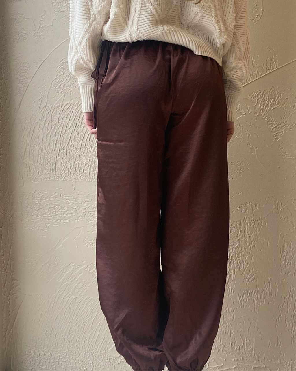 Satin Balloon Pants