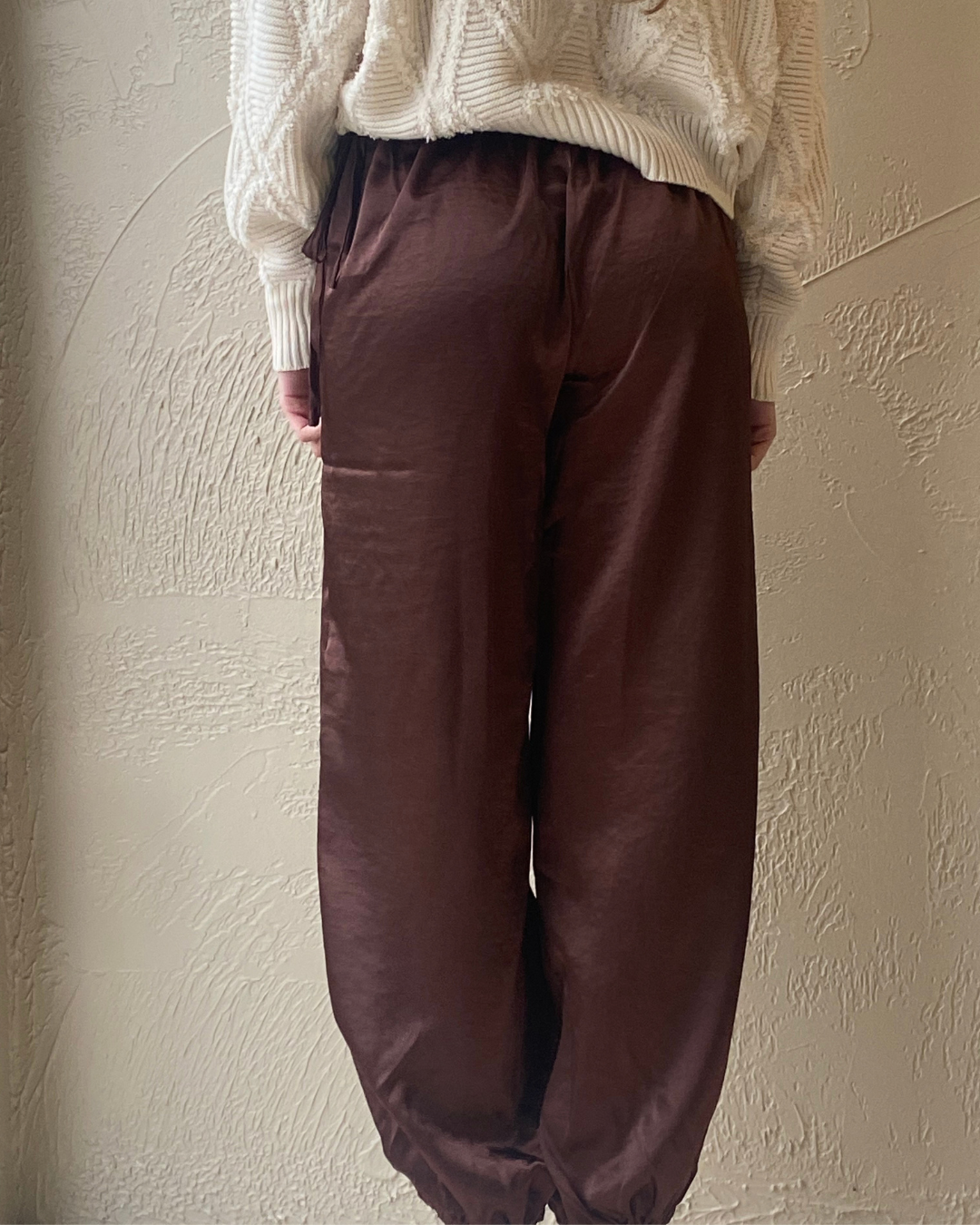 Satin Balloon Pants