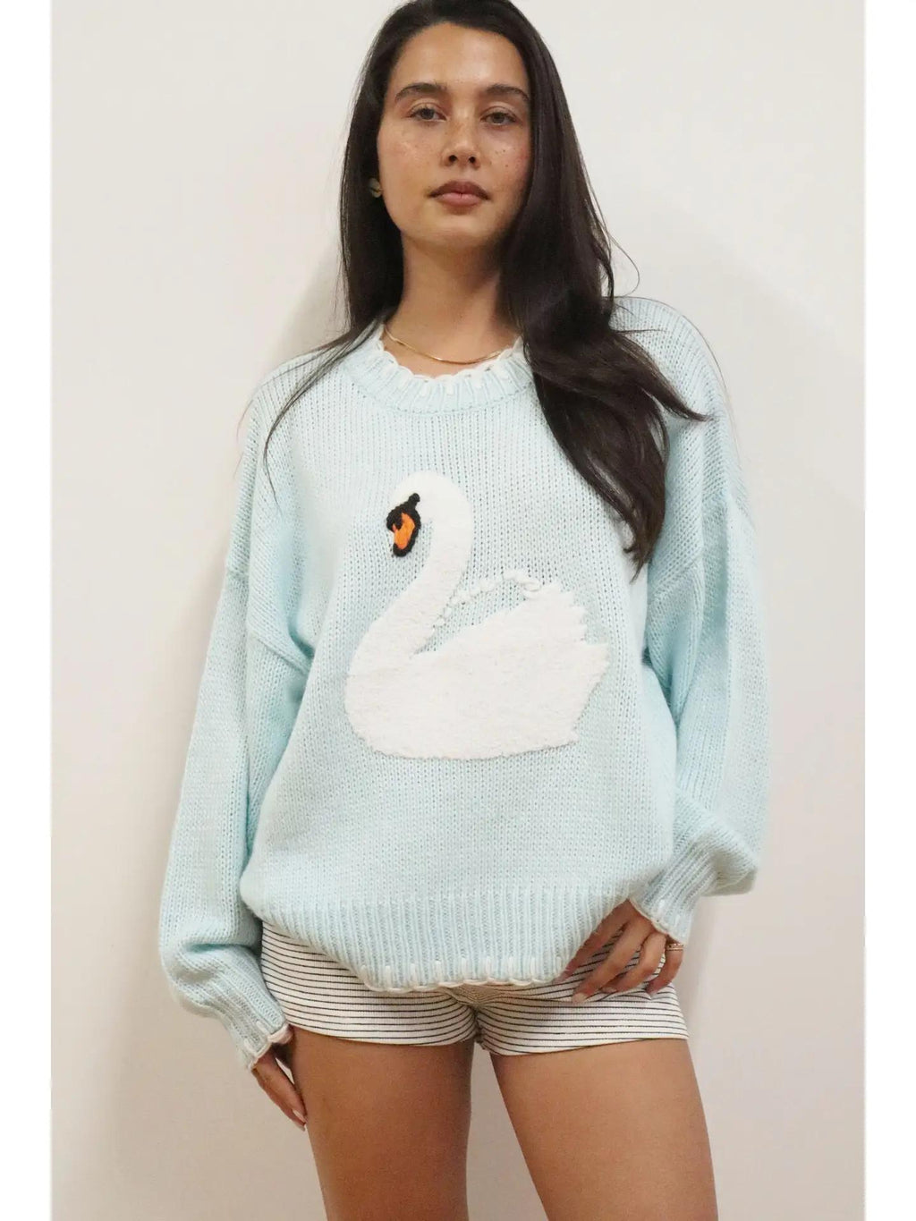 Swan Knit Sweater